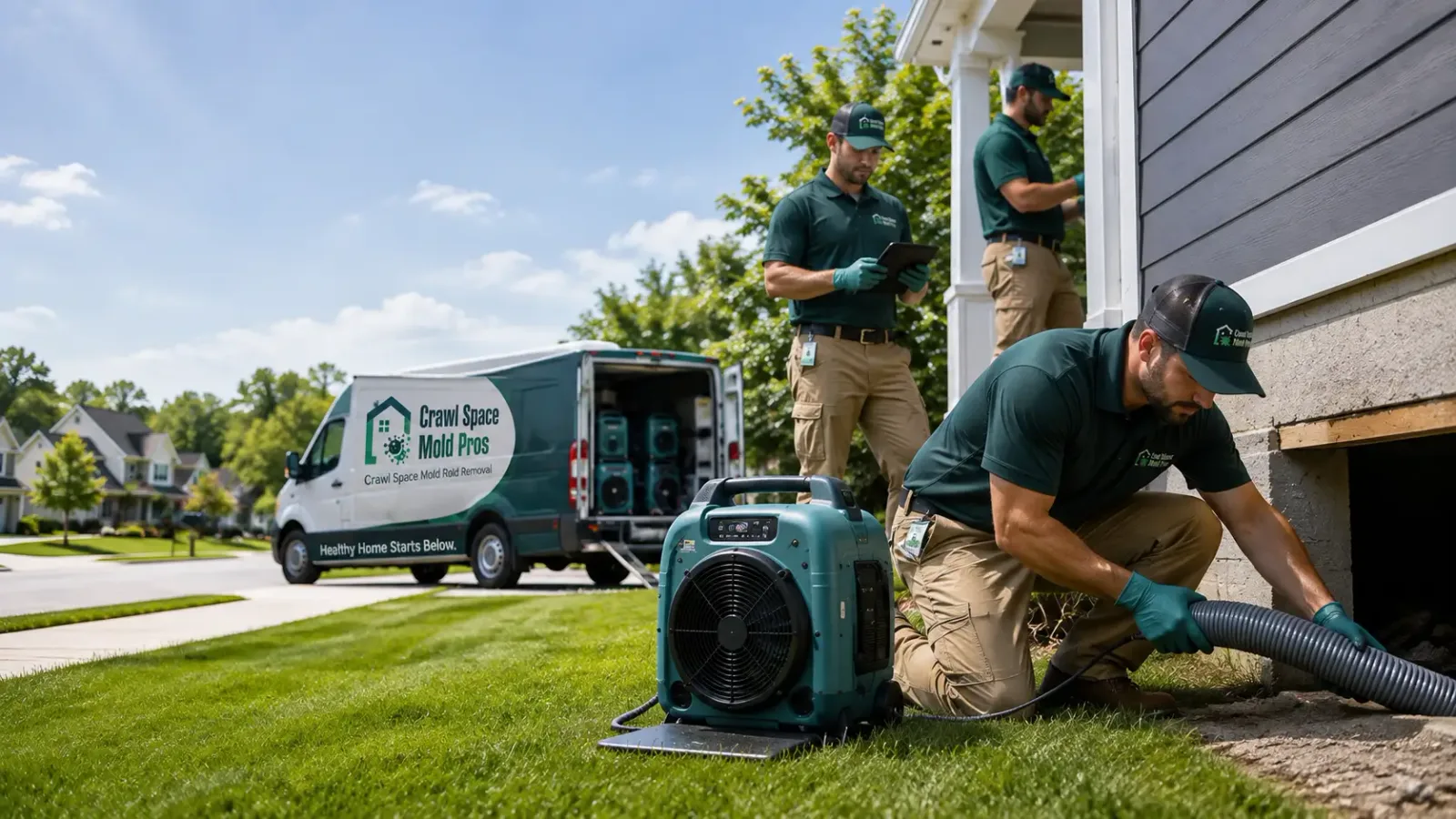 Crawl Space Mold Removal in Guysville, OH